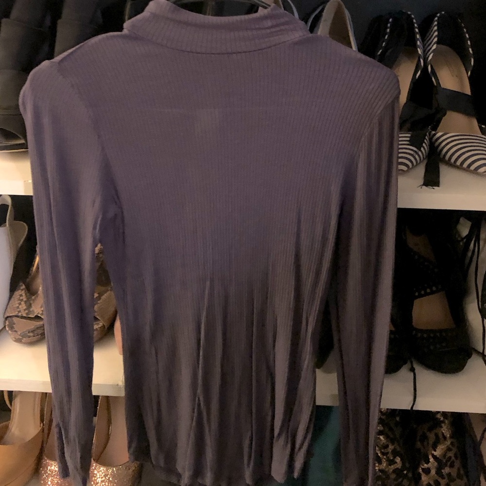 Venus XS deep purple top with tie back